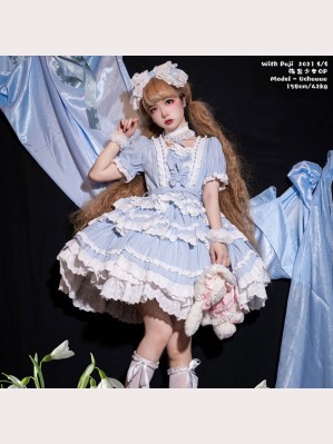 Sea Salt Girl Sweet Lolita Style Dress OP by Withpuji (WJ75)